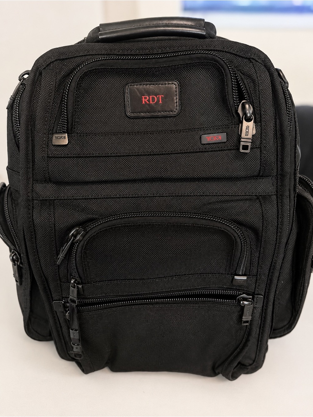 Tumi Black Men's Tactical Backpack - Durable Everyday Carry T pack model